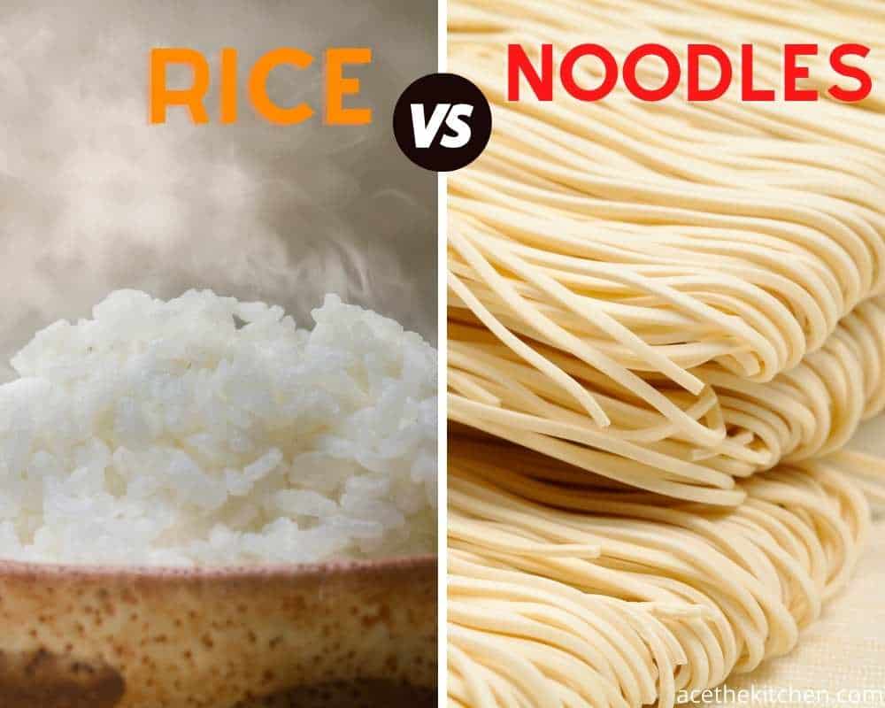 What Has More Carbs Rice Or Noodles?