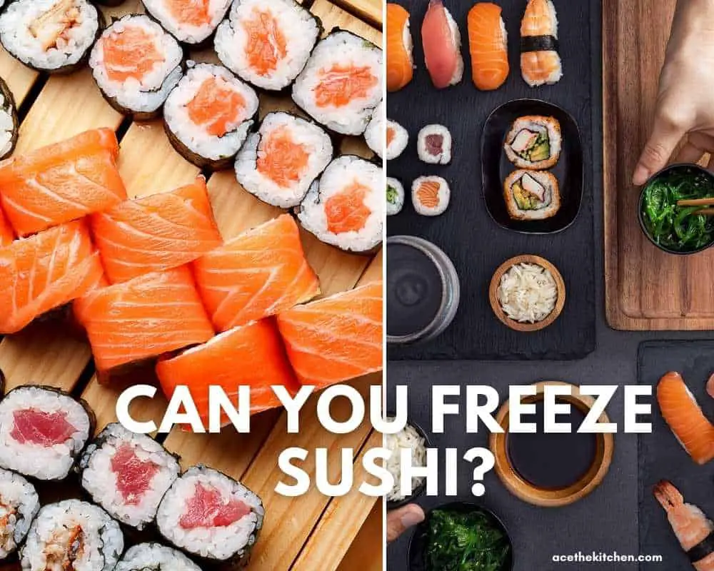 can you freeze sushi