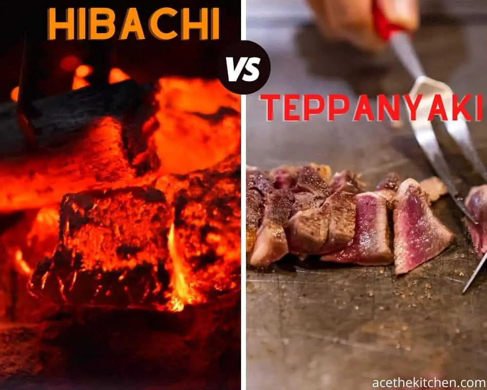 hibachi vs teppanyaki cooking styles