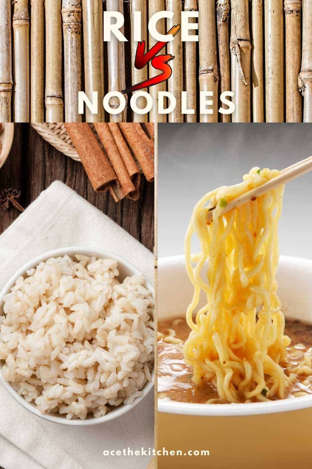 Which Is Healthier Rice Or Noodles