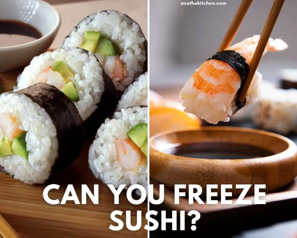 can you freeze sushi