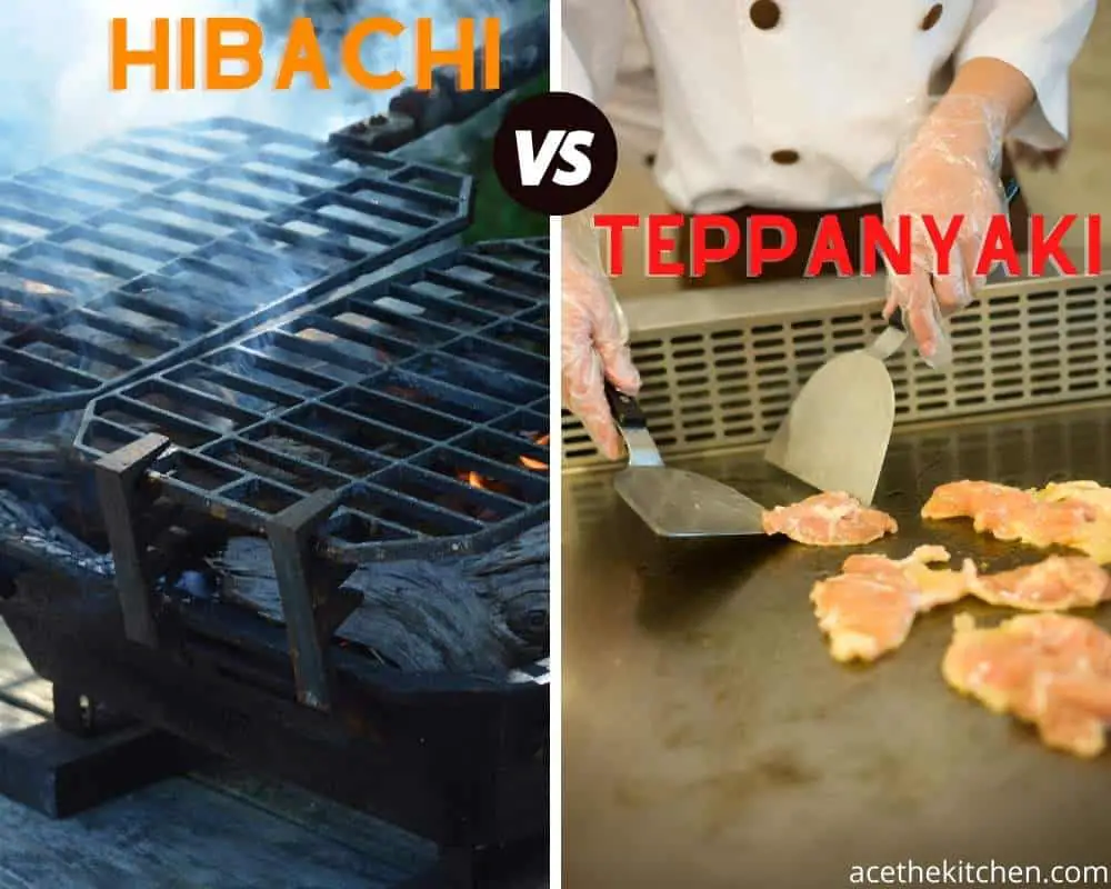 hibachi grill vs teppanyaki grill