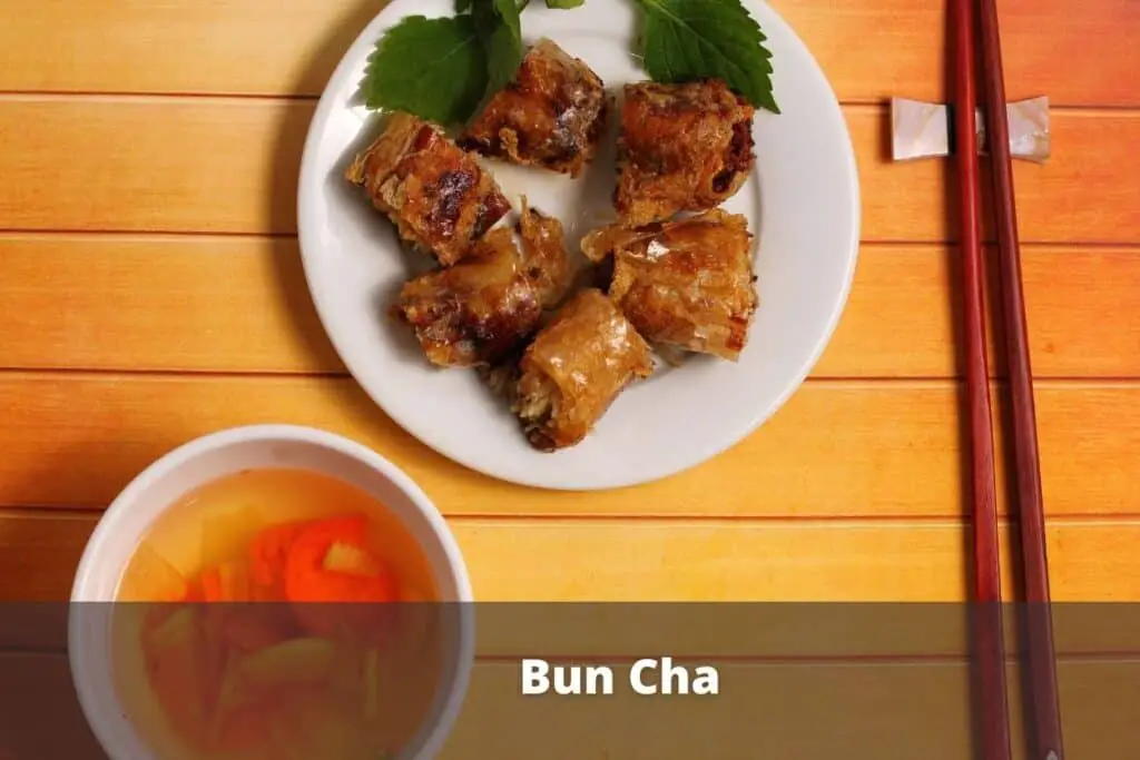 bun cha vietnamese food