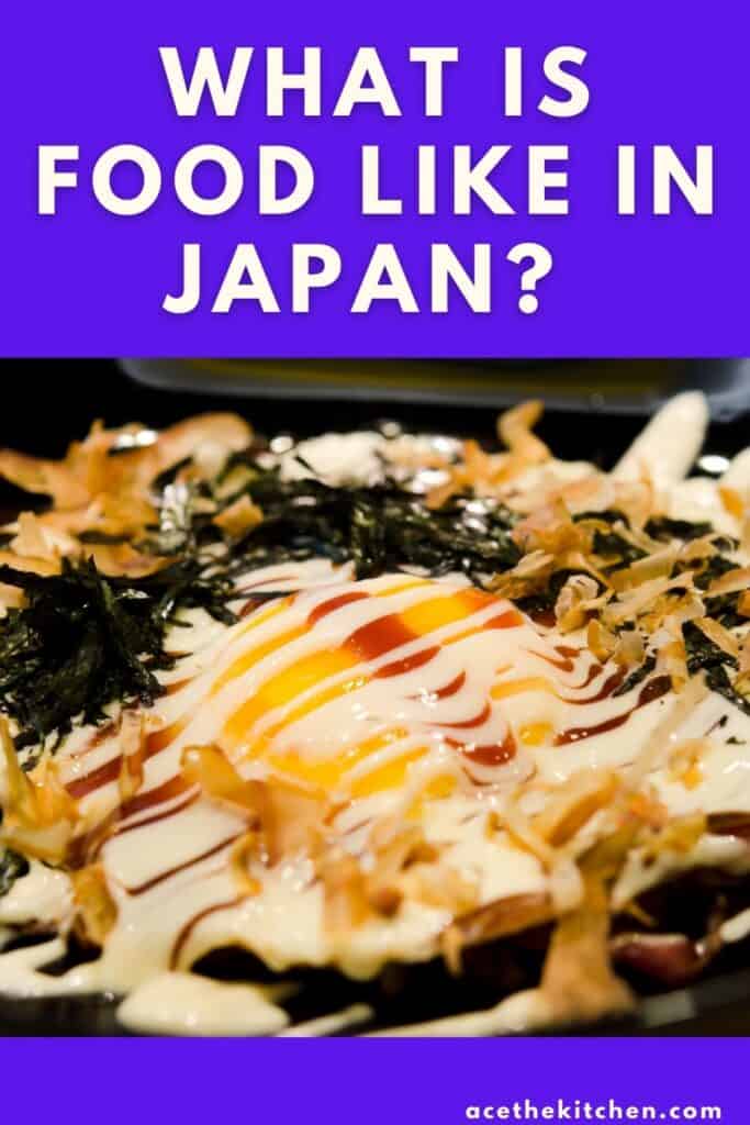 what is food like in japan