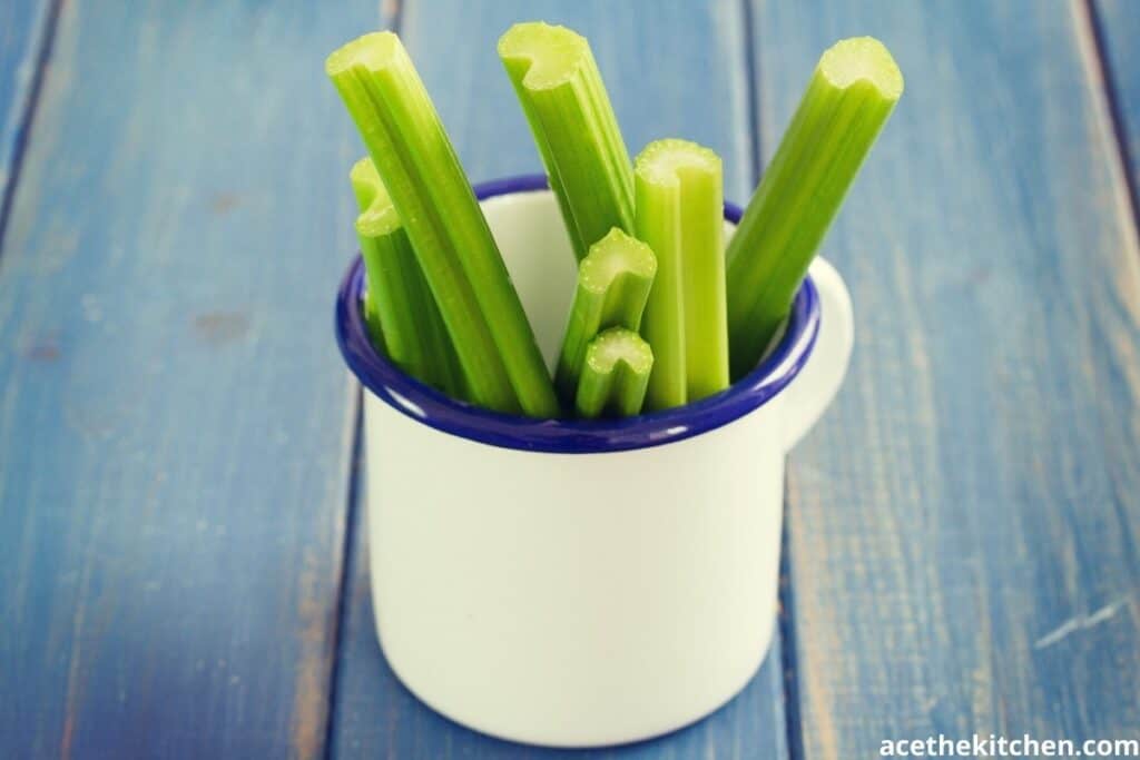 celery in a cup
