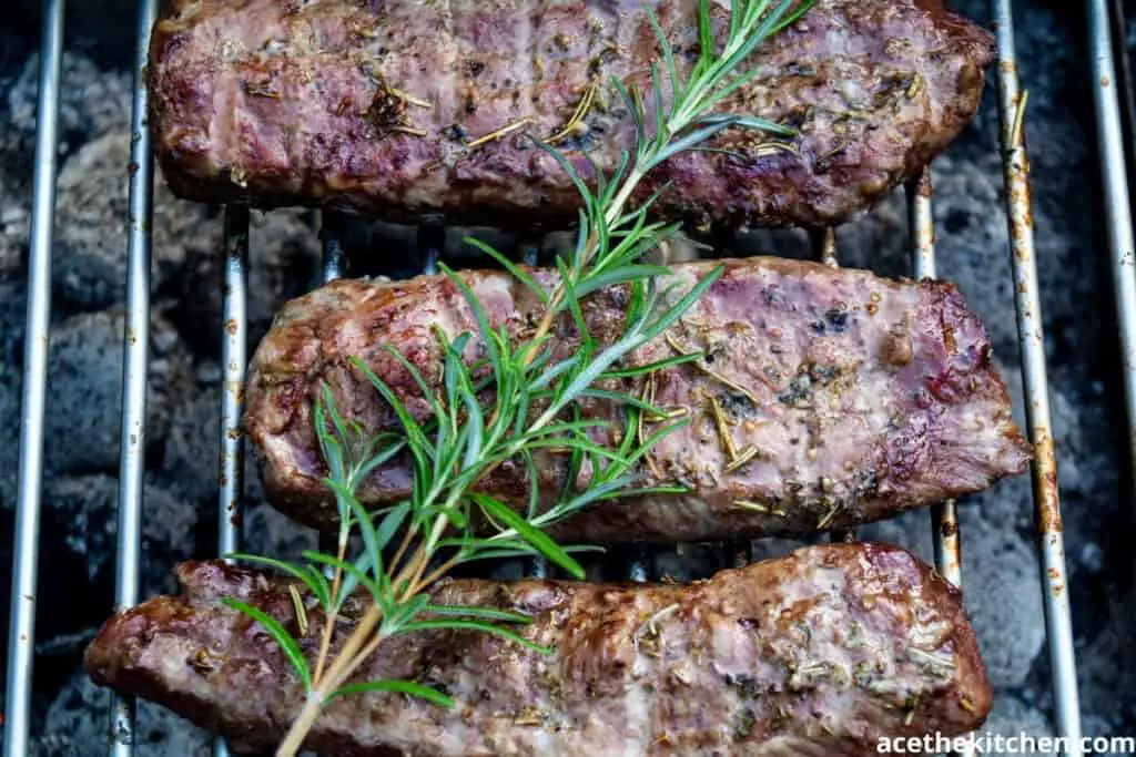 middle eastern steak charcoal bbq