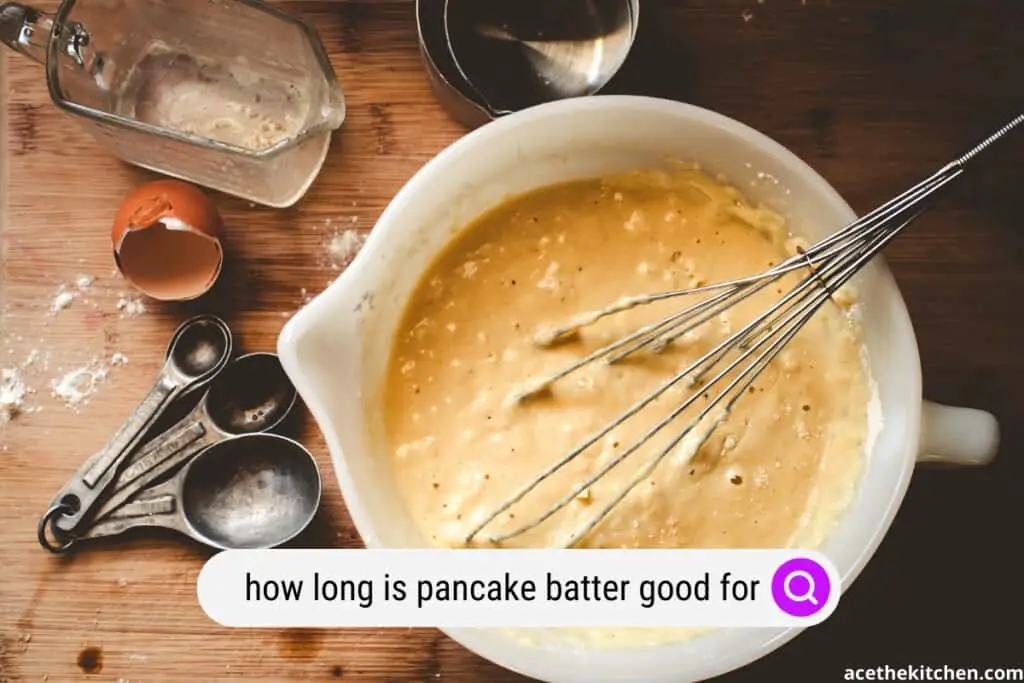 how long is pancake batter good for