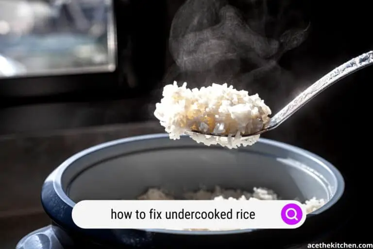 How To Fix Undercooked Rice [Easy Fixes]