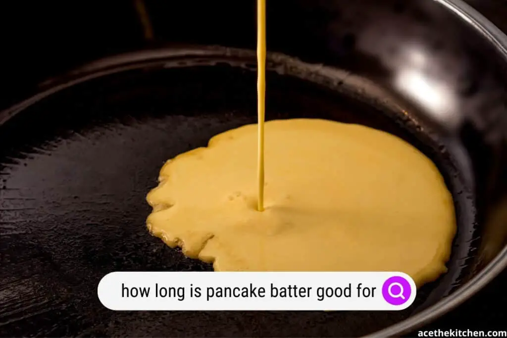 can you store pancake batter