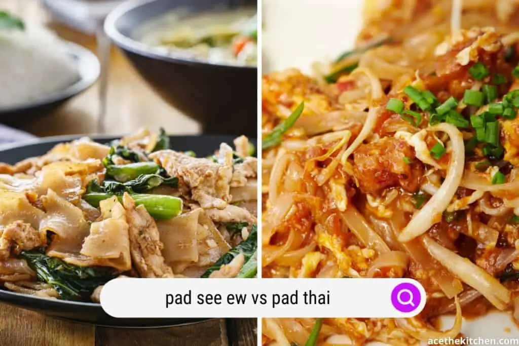 pad see ew vs pad thai