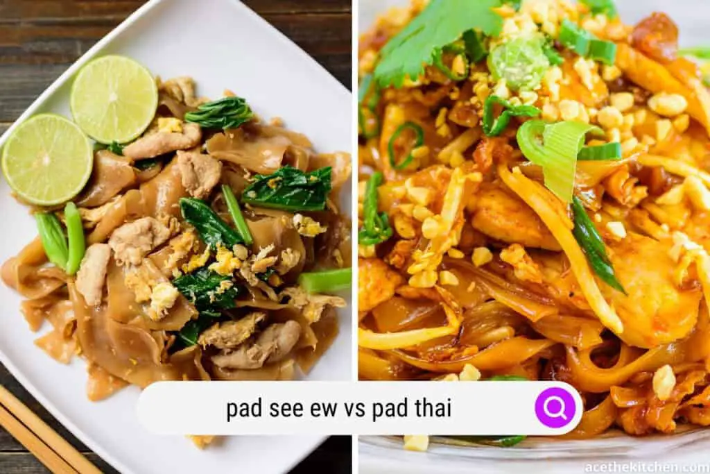 pad see ew vs pad thai